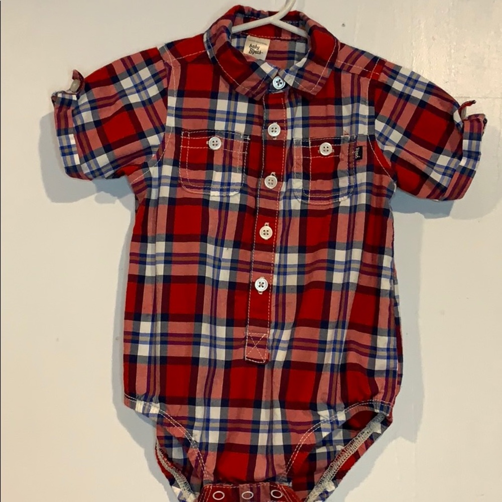 Plaid button up indie